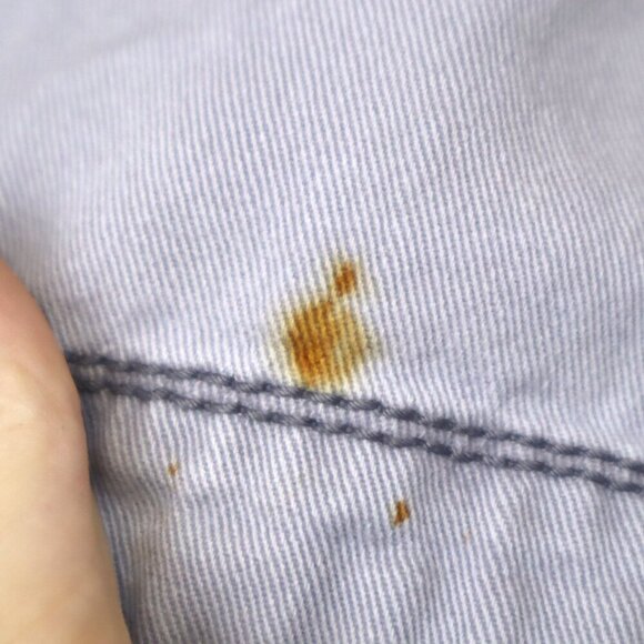 GREY SHORTS 30 Aeropostale *FLAWED* Summer Classic Preppy Denim Jean Jorts Light - Picture 3 of 11